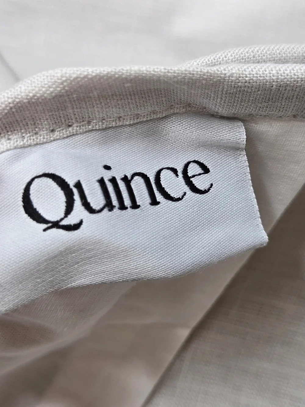 NWT QUINCE Set Of 2 48x96 European Linen Curtains Cloud 9277